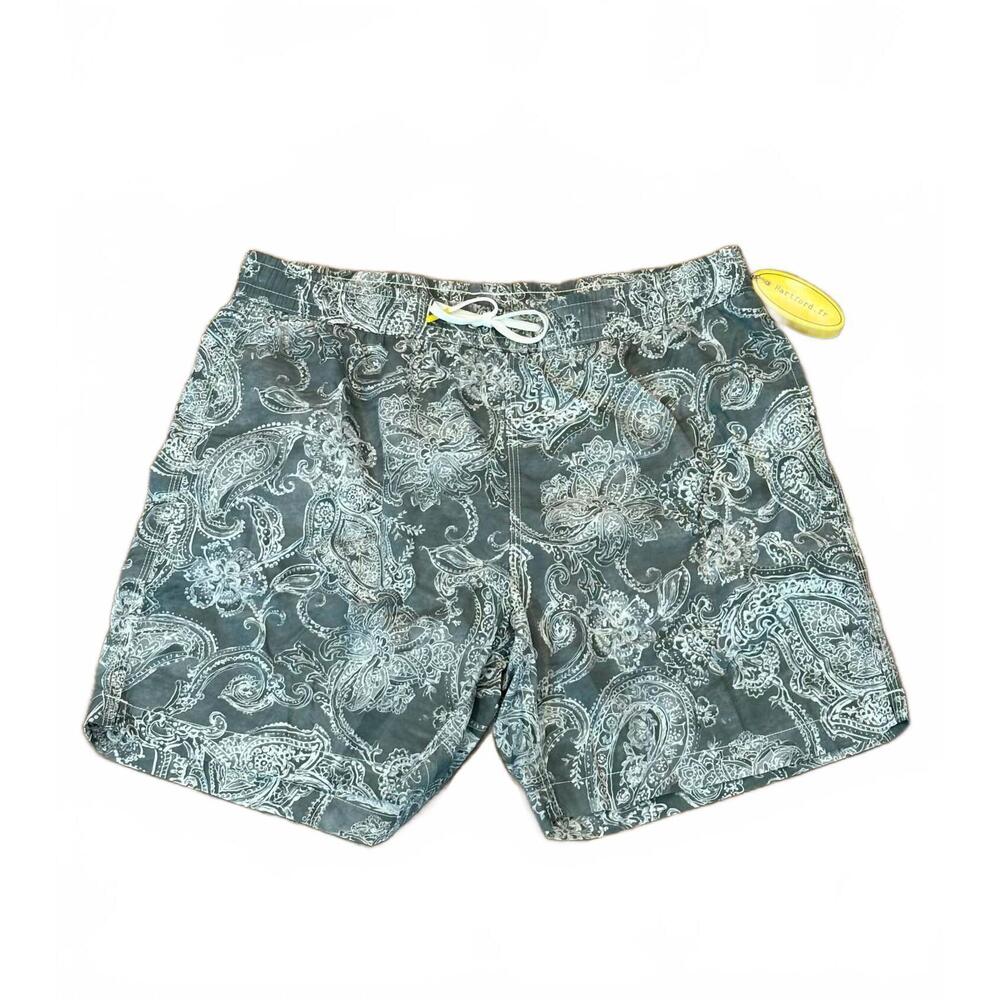 NEW HARTFORD men's army swim short in green